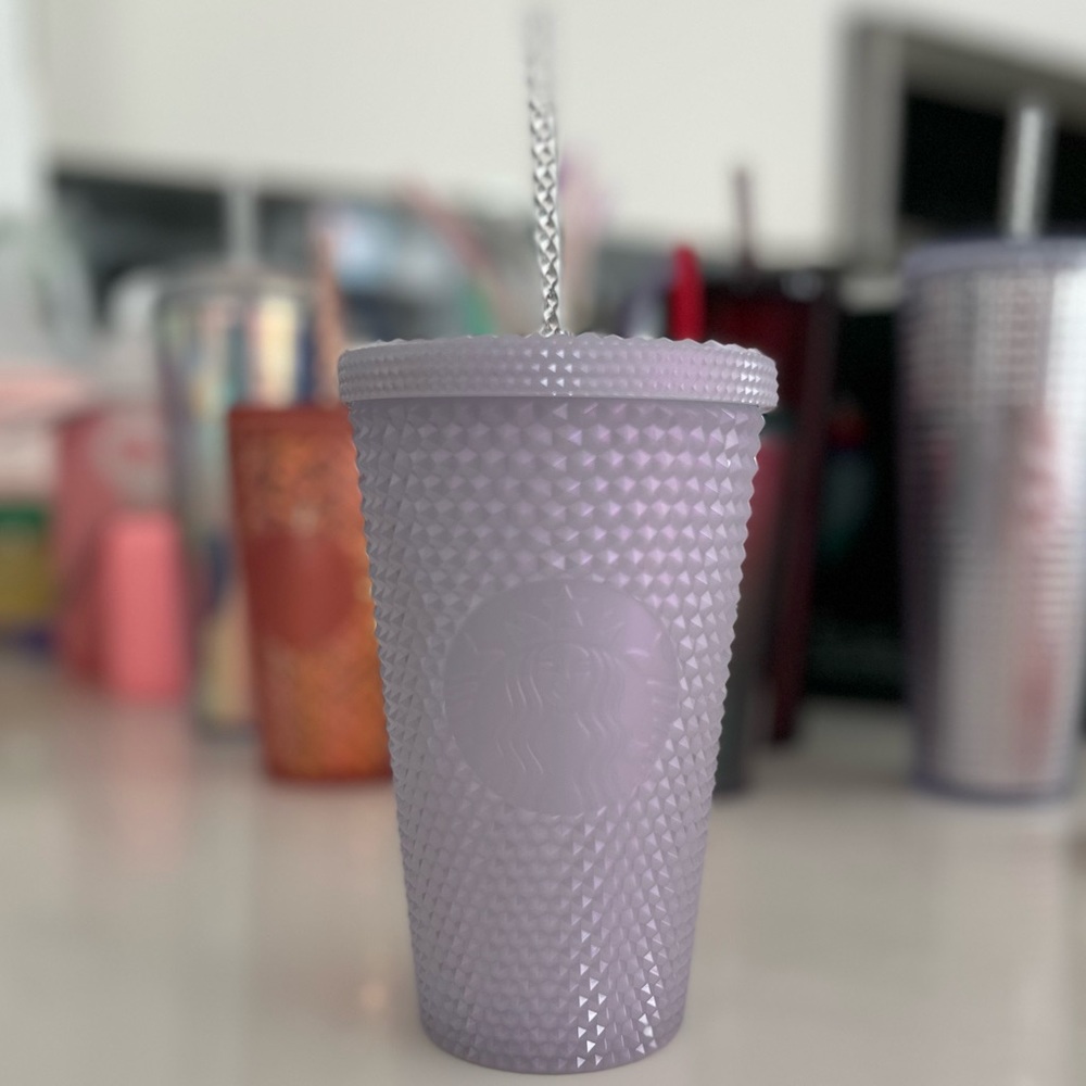 Icy 💎 Grande Starbucks Cup 🆕 BNWT ✨Less than retail✨ Purple Silver White